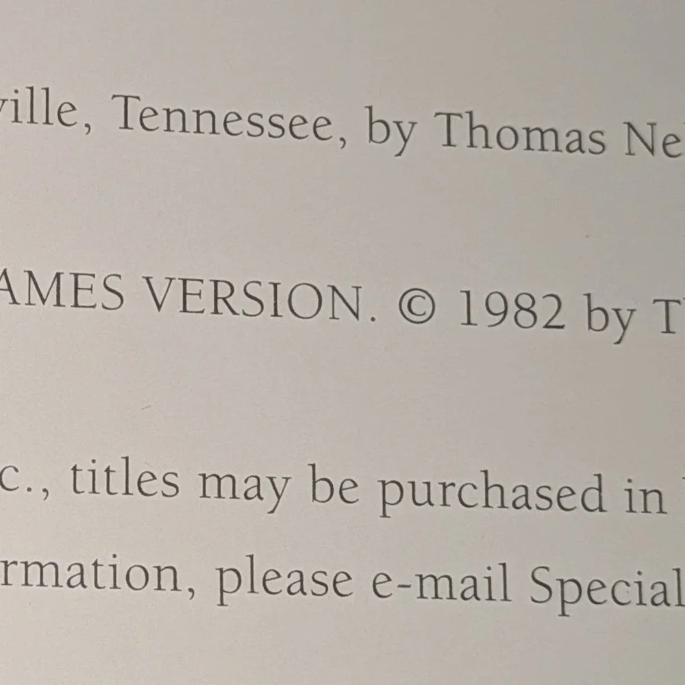 Come to the Table Benita Long Thomas Nelson Christian Cookbook Hardcover 1982